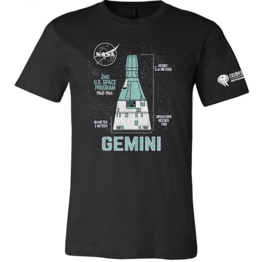 Tee NASA Gemini X-Small